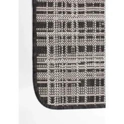 Outdoor 2 x 7 ft Rug Black Discount