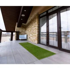 Outdoor Faux Grass Rug - 4 x 6 Green Outlet