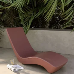 Meubles South Shore Outdoor Lounge Chair Terracota Clearance