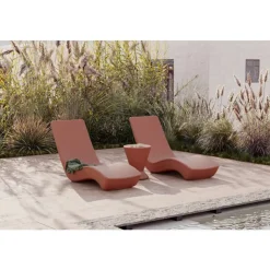 Meubles South Shore Outdoor Lounge Chair Terracota Clearance