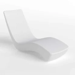Meubles South Shore Outdoor Lounge Chair White