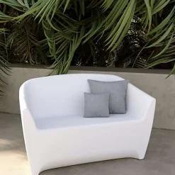 Meubles South Shore Outdoor Loveseat White Best