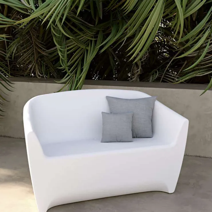 Meubles South Shore Outdoor Loveseat White Best