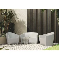 Meubles South Shore Outdoor Loveseat Greige New