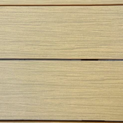 Outdoor Polywood and Aluminum Dining Table with Trestle Base Grey Outlet