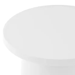 Outdoor Resin Conversation Set with 1 Accent Table and 2 Stackable Seats - White Best