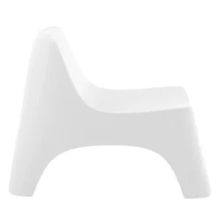 Outdoor Resin Stackable Seat - White Outlet