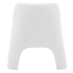 Outdoor Resin Stackable Seat - White Outlet