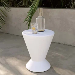Meubles South Shore Outdoor Side Table White Outlet