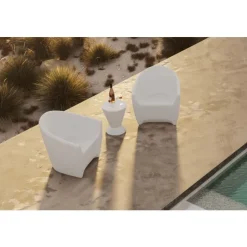 Meubles South Shore Outdoor Side Table White Outlet