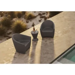 Meubles South Shore Outdoor Side Table Dark Gray Online