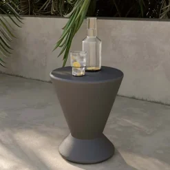Meubles South Shore Outdoor Side Table Dark Gray Online
