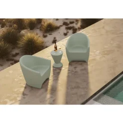 Meubles South Shore Outdoor Side Table Sage Green Discount