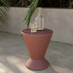 Meubles South Shore Outdoor Side Table Terracota Hot
