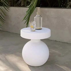 Meubles South Shore Outdoor Side Table White Sale