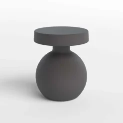 Meubles South Shore Outdoor Side Table Dark Gray New