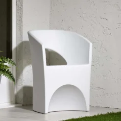 Meubles South Shore Patio Chair White Discount
