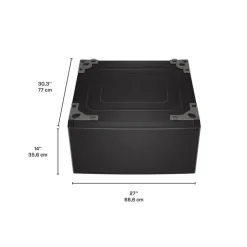 LG Pedestal Black Stainless Discount