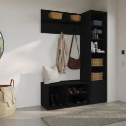 Nexera 3-Piece Entryway Furniture Set – Black Black karisma Discount