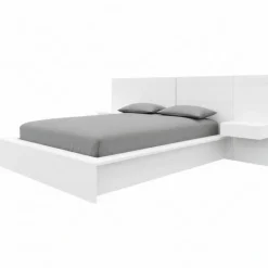Nexera 4-Piece King Bed Set (78") - White wood grain Online