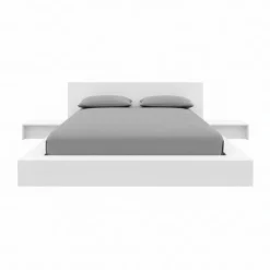 Nexera 4-Piece King Low Platform Bedroom Set (78