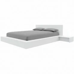 Nexera 4-Piece King Low Platform Bedroom Set (78