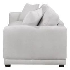 Sofa By Fancy Plushy Loveseat GREIGE New
