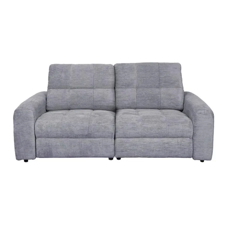 Power Modular Loveseat with Sliders - 2 pcs Grey Clearance