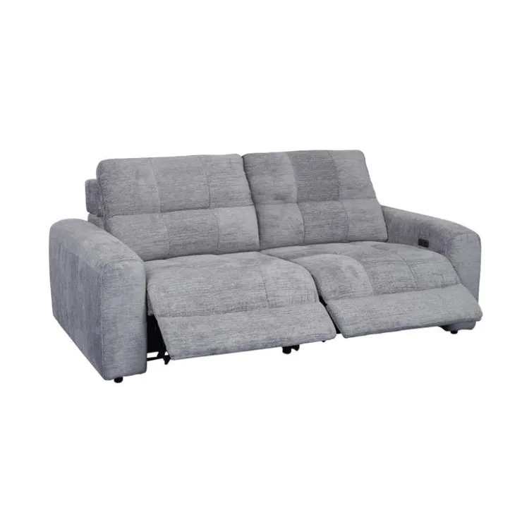 Power Modular Reclining Loveseat - 2 pcs Grey Hot