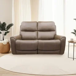 Power Modular Reclining Loveseat - 2 pcs Cappuccino Hot