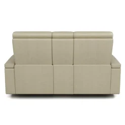 Power Modular Reclining Loveseat with Massage, Heat, and Console - 3 pcs BEIGE New