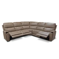 Power Modular Reclining Sectional - 5 pcs Cappuccino Online