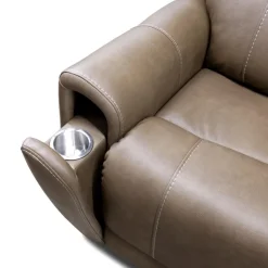 Power Modular Reclining Sofa - 3 pcs Cappuccino Best