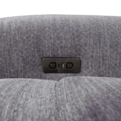 Power Modular Reclining Sectional with 1 Slider and Left-Side Chaise with Storage - 4 pcs Grey Clearance