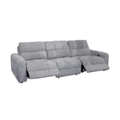 Power Modular Reclining Sofa - 3 pcs Grey Online
