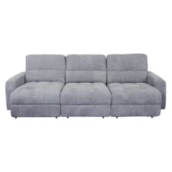 Power Modular Sofa with Sliders - 3 pcs Grey Best