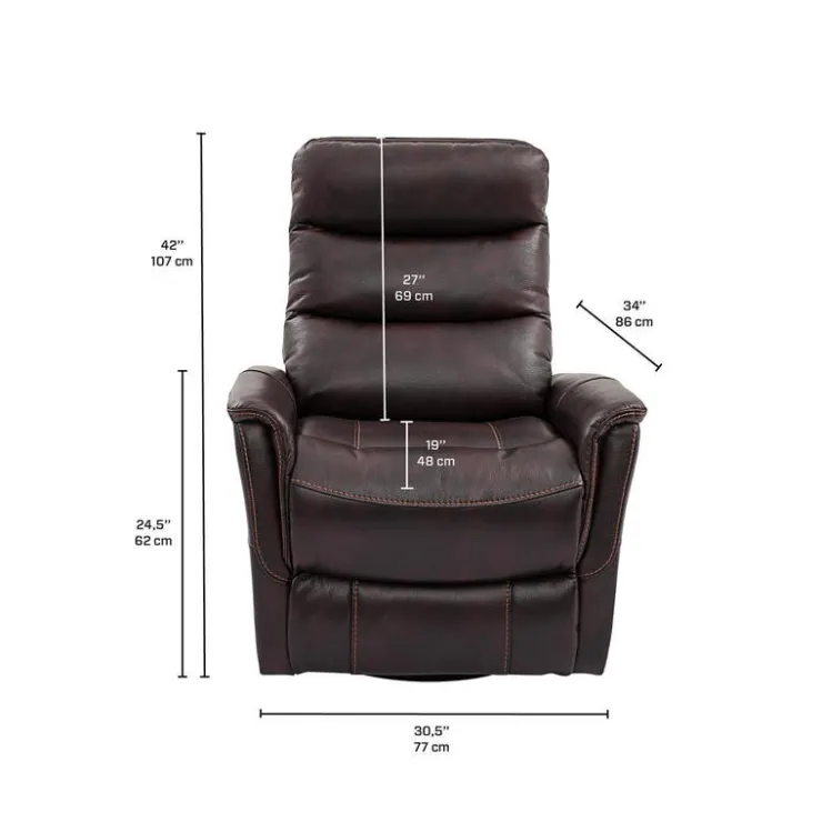 Power Recliner Brown Clearance