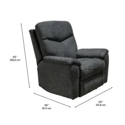 MINHAS Power Recliner - Grey Discount