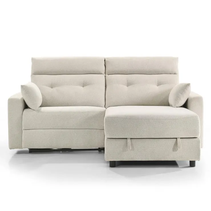 Power Recliner Loveseat and Right-Facing Chaise with Storage - Beige Clearance
