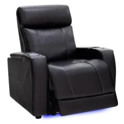 Power Recliner with Built-In Audio System - Black Best