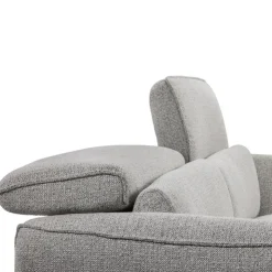HTL Power Reclining Loveseat with Adjustable Headrests - Fabric Beige Hot