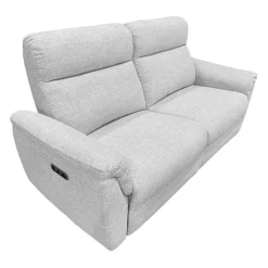 Power Reclining Sofa Beige Outlet