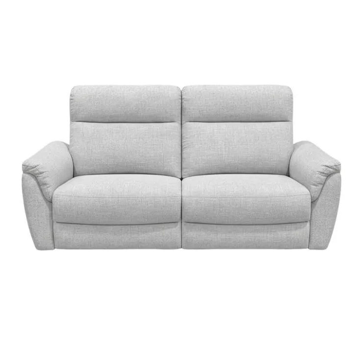 Power Reclining Sofa Beige Outlet