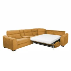 Power Reclining Sleeper Sectional with Console - 6 pcs Topaz