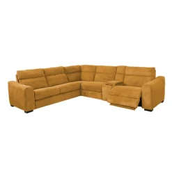 Power Reclining Sleeper Sectional with Console - 6 pcs Topaz Discount