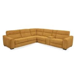 Power Reclining Sleeper Sectional with Console - 6 pcs Topaz Discount