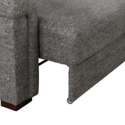 Power Sectional Bed with Sliding Seats and Storage Chaise Grey Sale