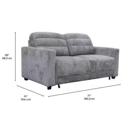 Power Sofa Bed Grey Clearance