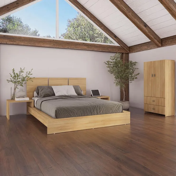 SUA-V Queen Bed (60") Natural Sale