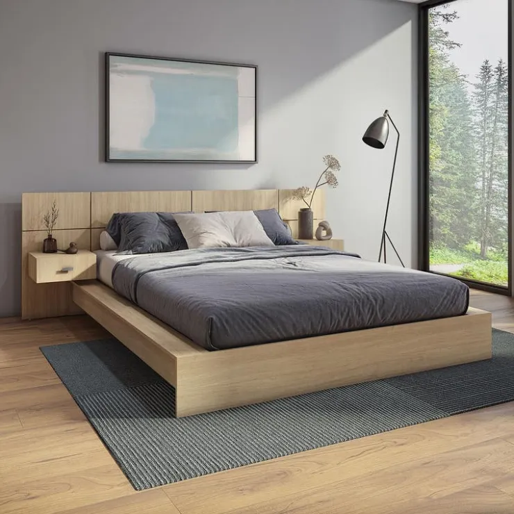 SUA-V Queen Bed (60") Natural Sale
